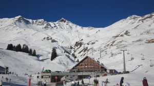 Mountain view ChampÃ©ry Switzerland